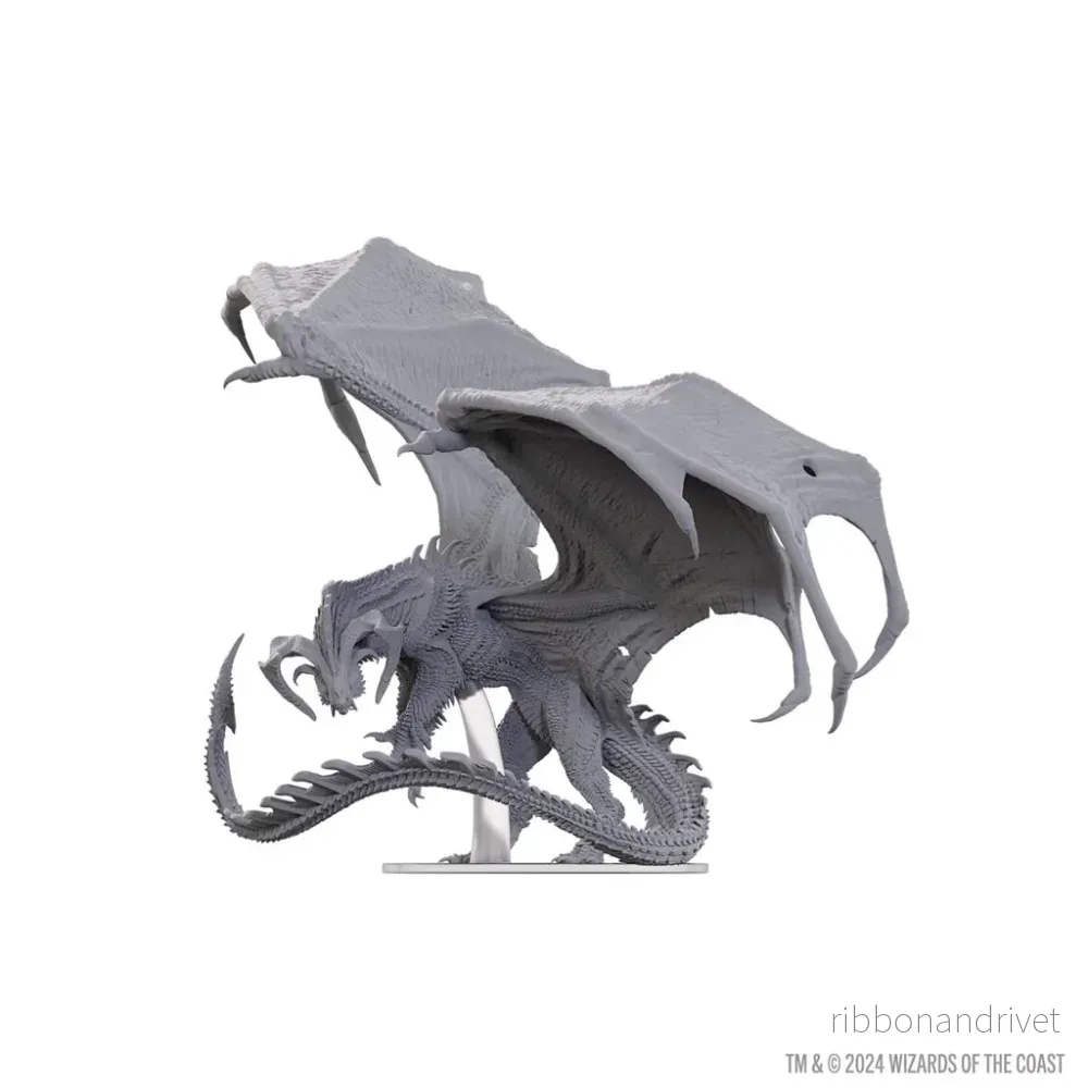 D&D Nolzur’s Marvelous Miniatures: Adult Black Dragon – Fantastisk Samlarfigur D&D Nolzur’s Marvelous Miniatures: Adult Black Dragon – Fantastisk Samlarfigur