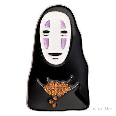 Spirited Away - Metallbrosch No-Face