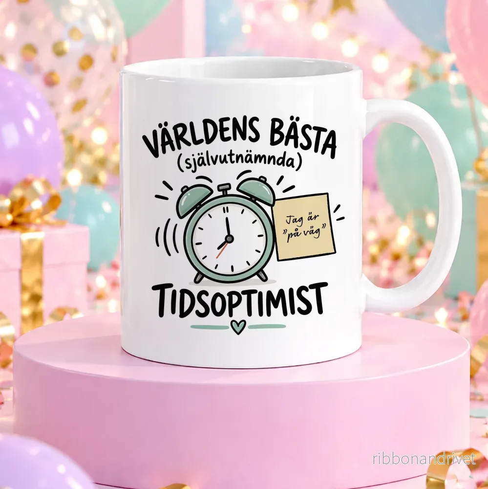 Självutnämnd optimist | Rolig mugg Självutnämnd optimist | Rolig mugg