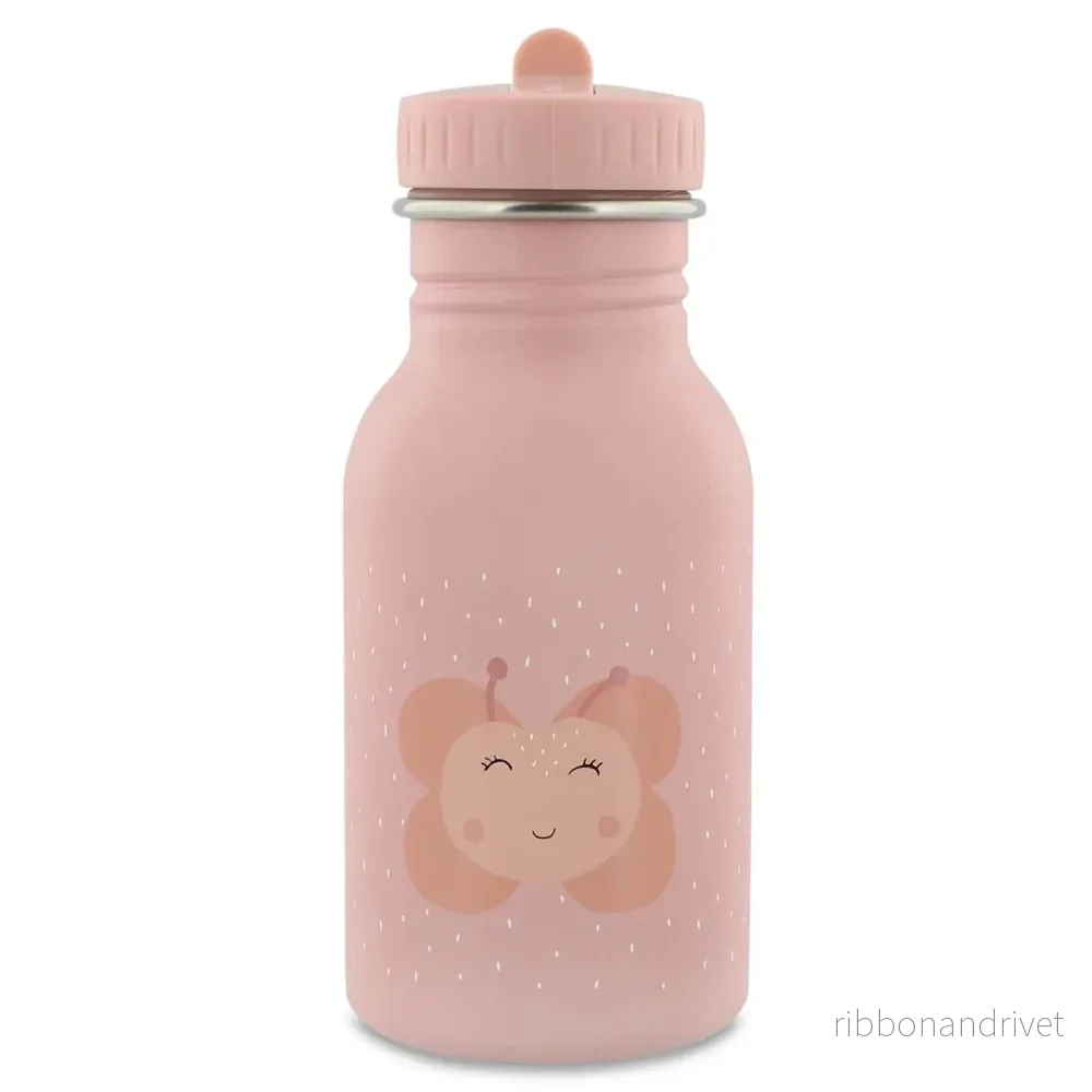 Vattenflaska i rostfritt stål 350 ml – Mrs Butterfly Vattenflaska i rostfritt stål 350 ml – Mrs Butterfly