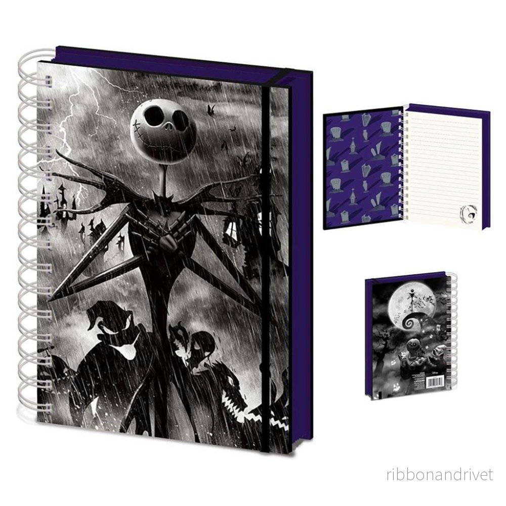 The Nightmare Before Christmas – A5-anteckningsbok 3D – Seriously Spooky The Nightmare Before Christmas – A5-anteckningsbok 3D – Seriously Spooky