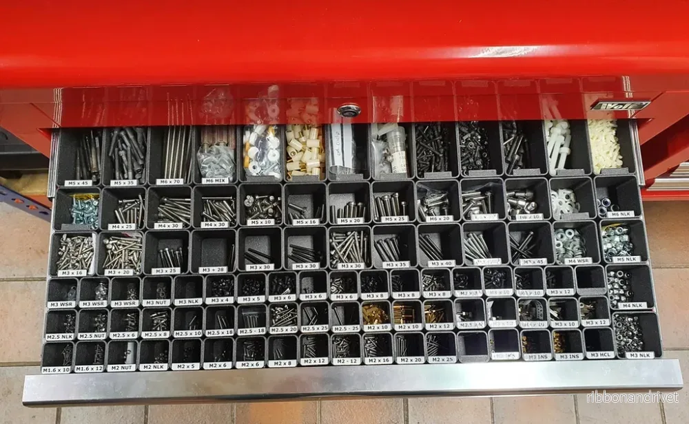 Komponentsorteringslådor för Wolf 4 Drawer DIY Toolbox Komponentsorteringslådor för Wolf 4 Drawer DIY Toolbox
