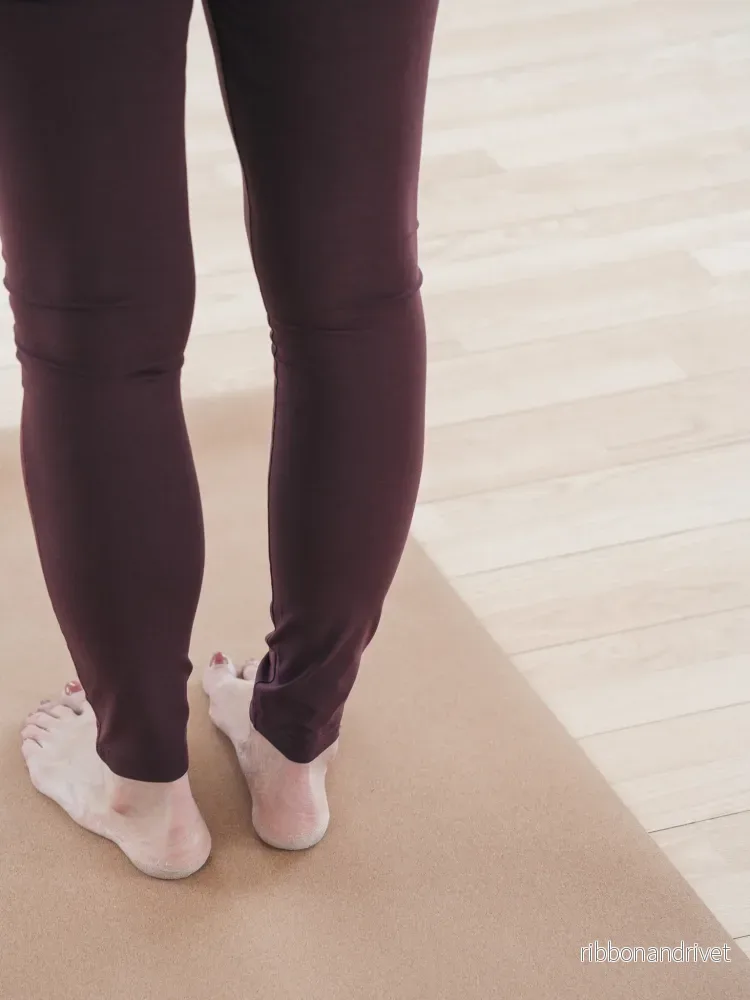 Lily Leggings High Rise - Dark Plum - Bild 2