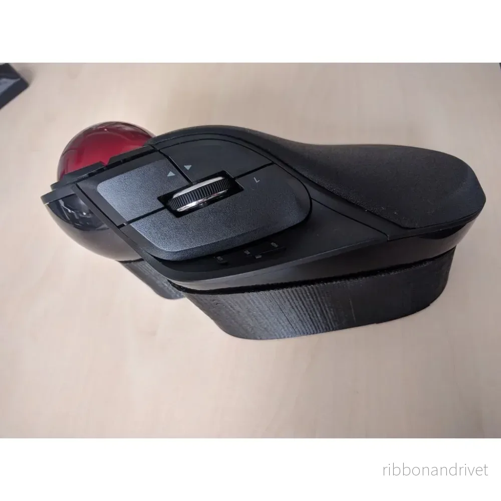 Ergonomiskt stativ för Elecom Huge trackball-mus