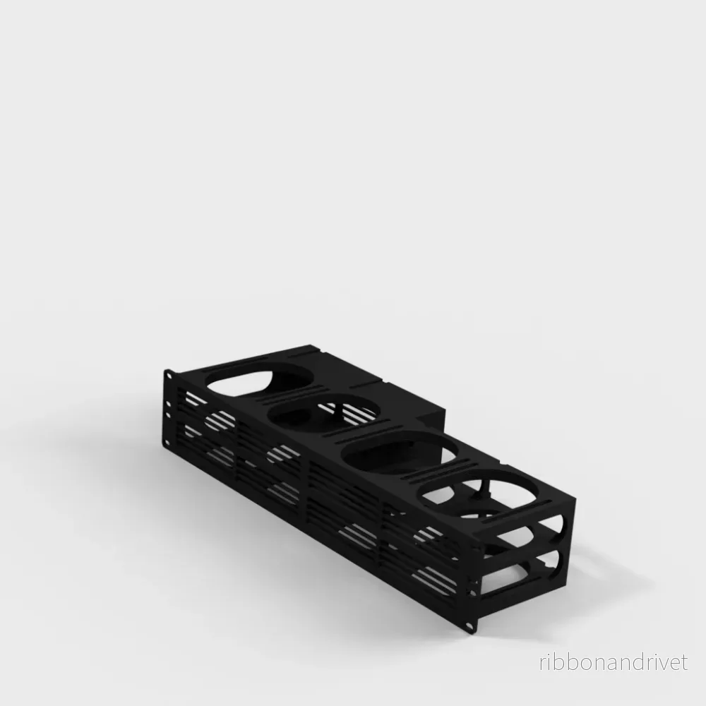 19" Rackfäste för 8x 3,5" Hårddiskar - Bild 3