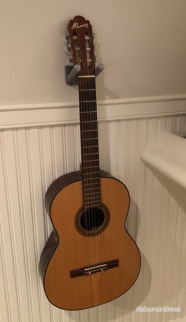 Väggdekoration för klassisk gitarr Väggdekoration för klassisk gitarr