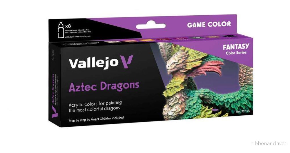 Vallejo – Game Color Aztec Dragons Set 8 Färger 18 ml Vallejo – Game Color Aztec Dragons Set 8 Färger 18 ml