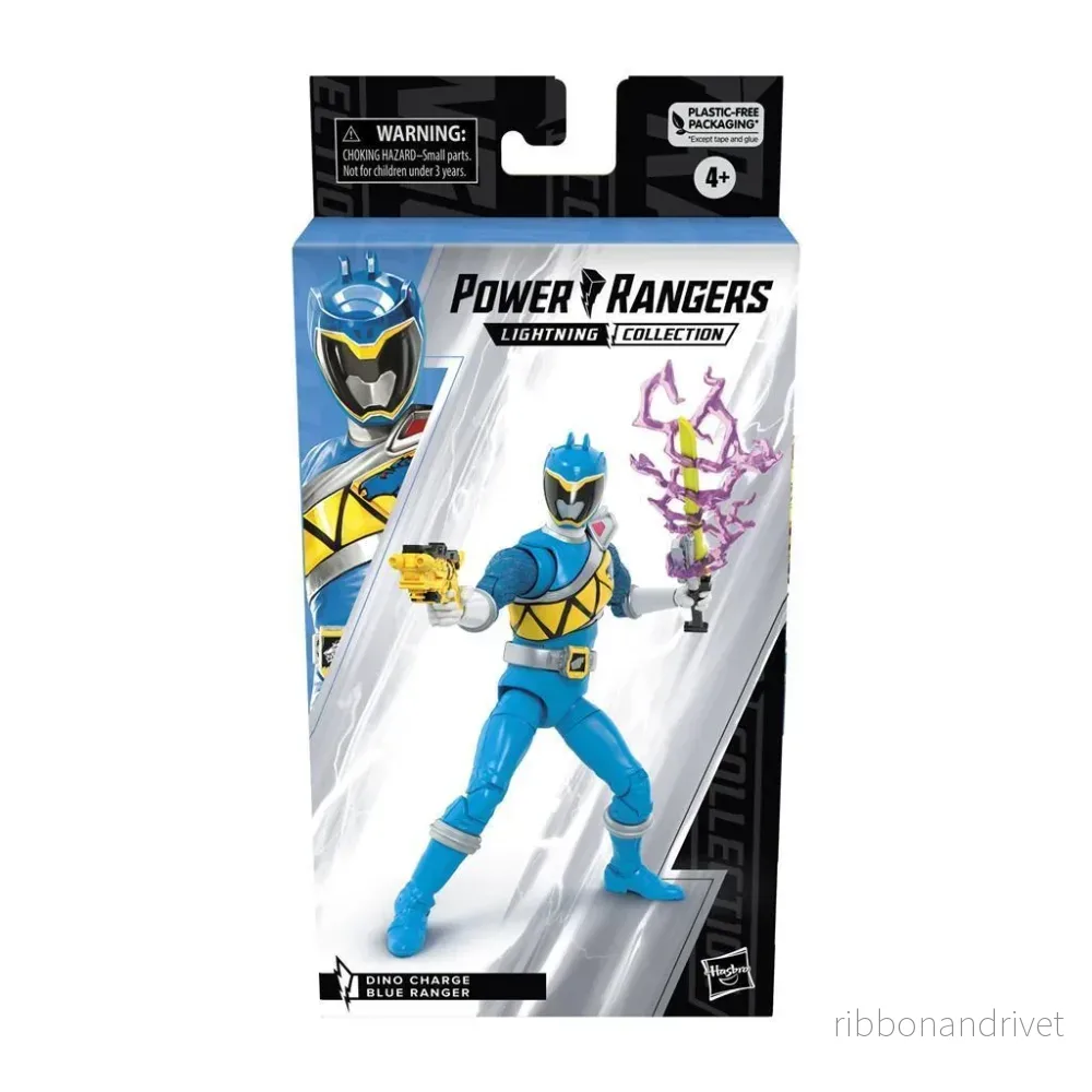 Power Rangers Lightning Collection Dino Charge Blue Ranger Figur Power Rangers Lightning Collection Dino Charge Blue Ranger Figur