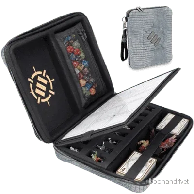 ENHANCE Tabletop RPGs RPG Organizer Case Collector’s Edition (Silver) ENHANCE Tabletop RPGs RPG Organizer Case Collector’s Edition (Silver)