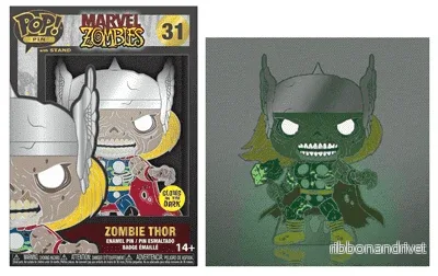 Funko POP Pin: Marvel - Zombie Thor - Bild 2