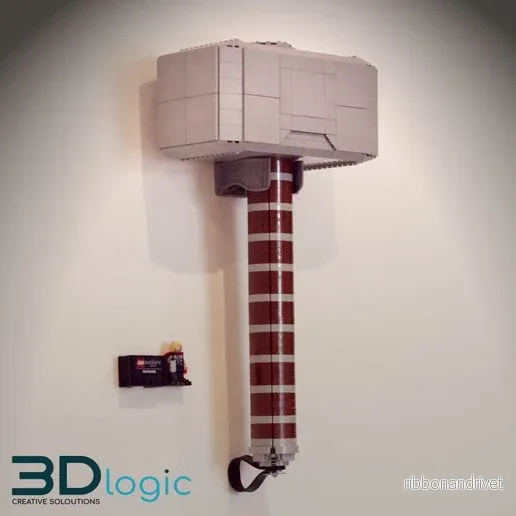 Väggfäste för LEGO Thors Hammare 76209