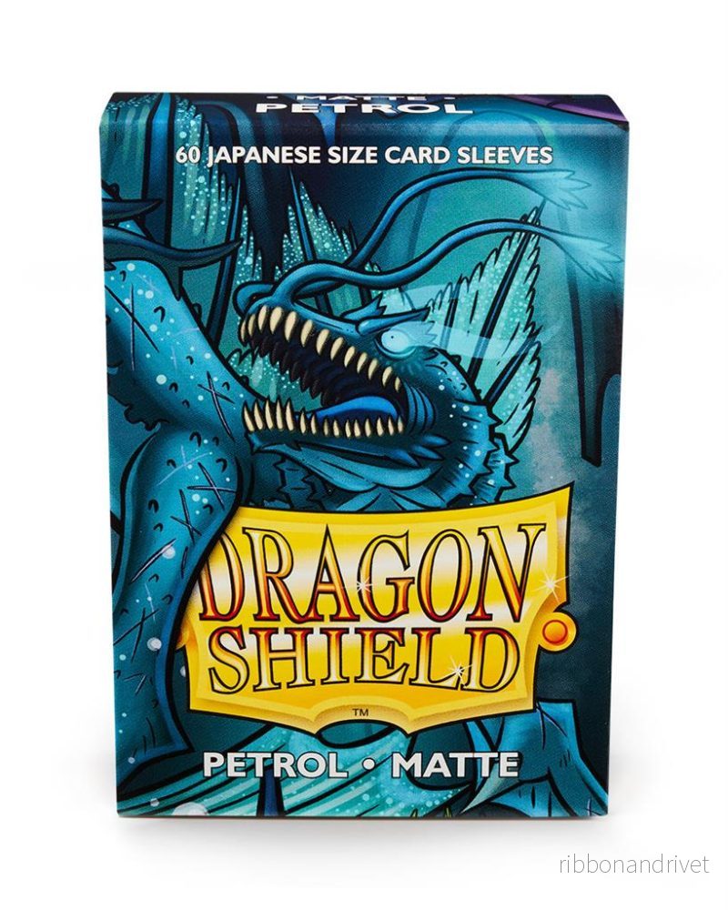Dragon Shield Japanska Matt Sleeve – Petrol (60 Sleeves) Dragon Shield Japanska Matt Sleeve – Petrol (60 Sleeves)