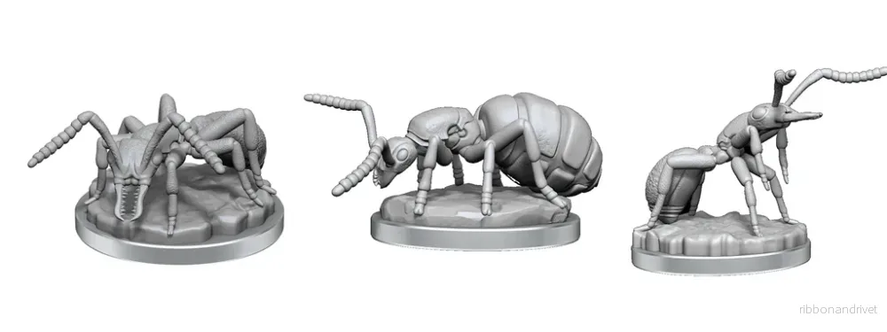 WizKids Deep Cuts: Giant Ants – Mångsidiga och Detaljerade Miniatyrer WizKids Deep Cuts: Giant Ants – Mångsidiga och Detaljerade Miniatyrer
