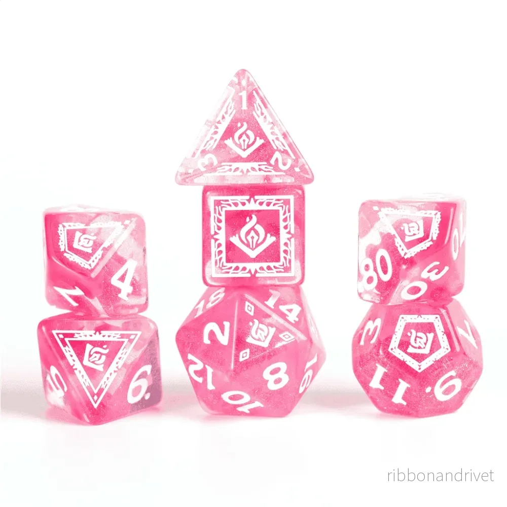 D&D Adventure Dice - Wizard: Fuchsia
