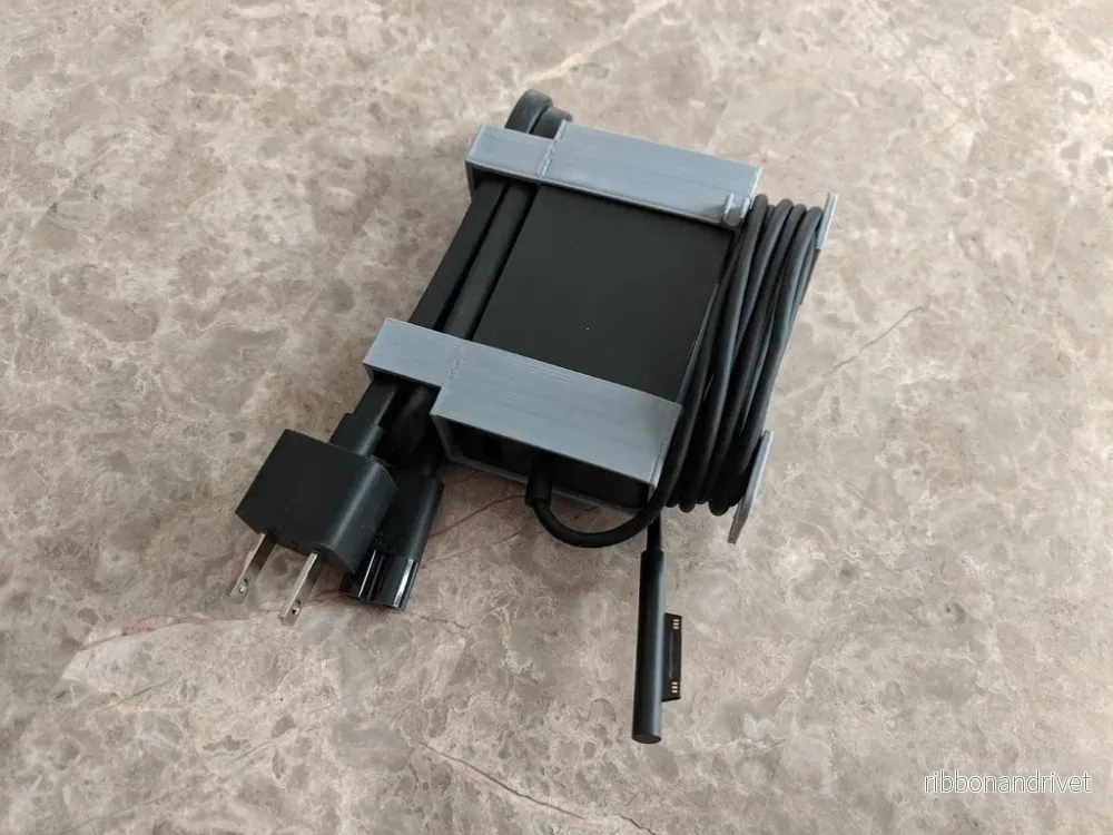 Nätkabelorganisatör för Surface Pro 3/4 bärbar dator