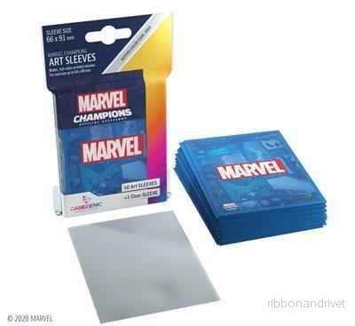 Gamegenic - Marvel Champions Art Sleeves - Marvel Blue (50+1 Sleeves) - Bild 2