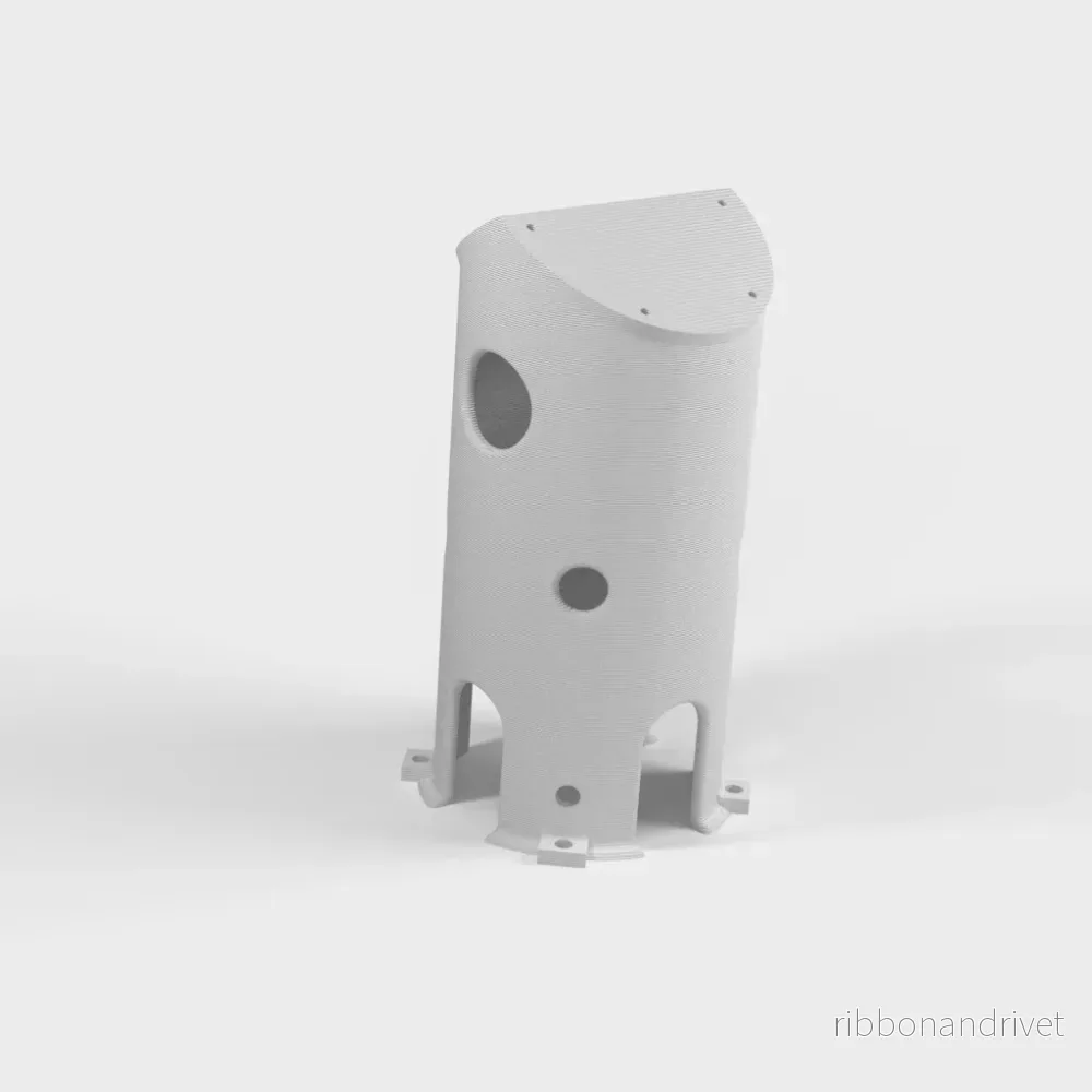 3D-printad fågelmatare i trä - Bild 2