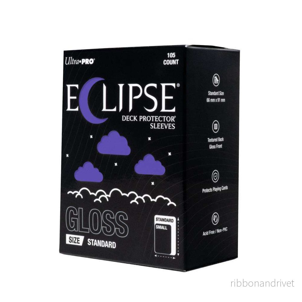 ECLIPSE® Gloss Standard DECK PROTECTOR® Sleeves: Royal Purple – 105 st. ECLIPSE® Gloss Standard DECK PROTECTOR® Sleeves: Royal Purple – 105 st.