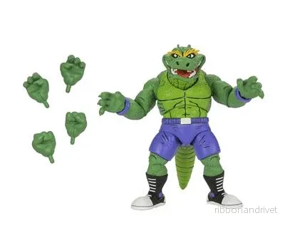 TMNT Stump Wrestling Leatherhead 7” Action Figure - Bild 2