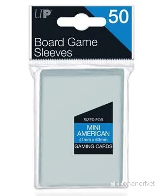 UP – Brädspel Sleeves – American Size 41x63mm (50 Sleeves) UP – Brädspel Sleeves – American Size 41x63mm (50 Sleeves)