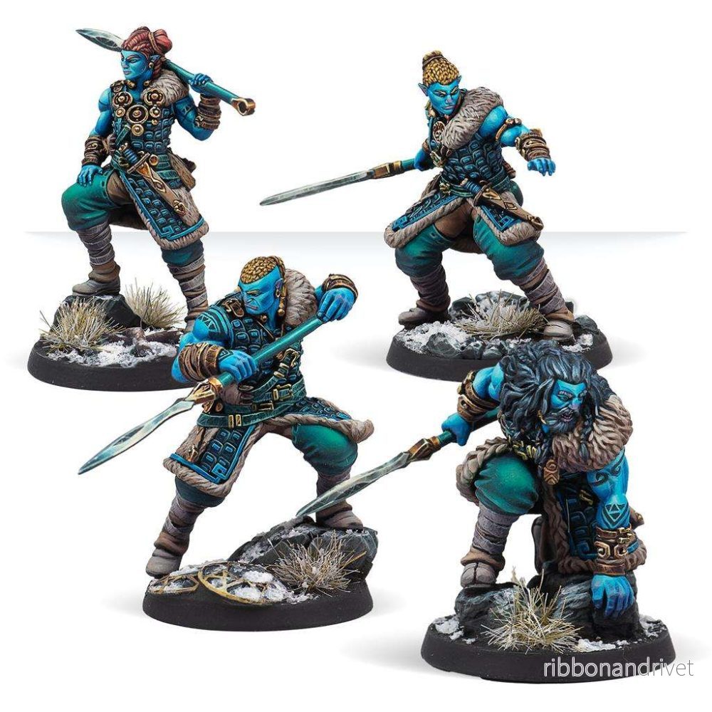 Warcrow Tundra Marauders – Expert Rangers och Scouter
