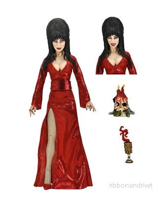 Elvira – 8” Klädd Actionfigur – Elvira Red, Fright, and Boo - Bild 2