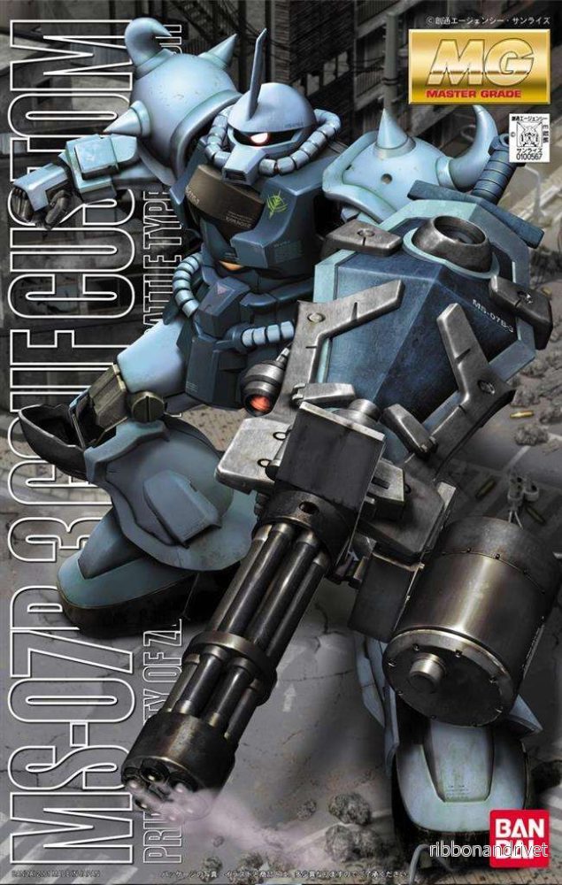 MG 1/100 MS-07B3 GOUF CUSTOM Modell MG 1/100 MS-07B3 GOUF CUSTOM Modell