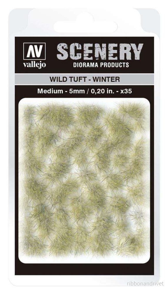 Vallejo - Scenery - Vild Tuft Vinter (5 mm)