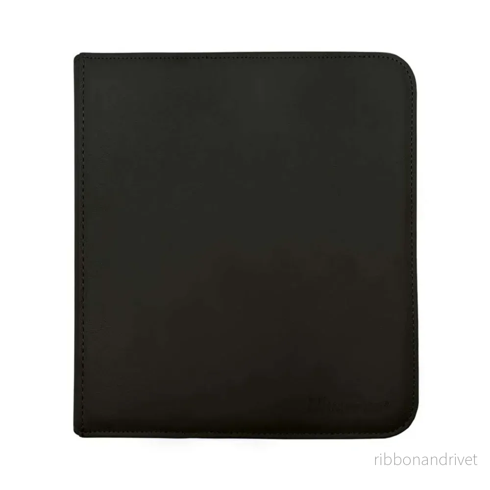 UP – 12-Fickors Blixtlåsförsedd PRO-Binder – Svart UP – 12-Fickors Blixtlåsförsedd PRO-Binder – Svart