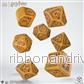 Harry Potter Gryffindor Modern Dice Set - Gold - Bild 3