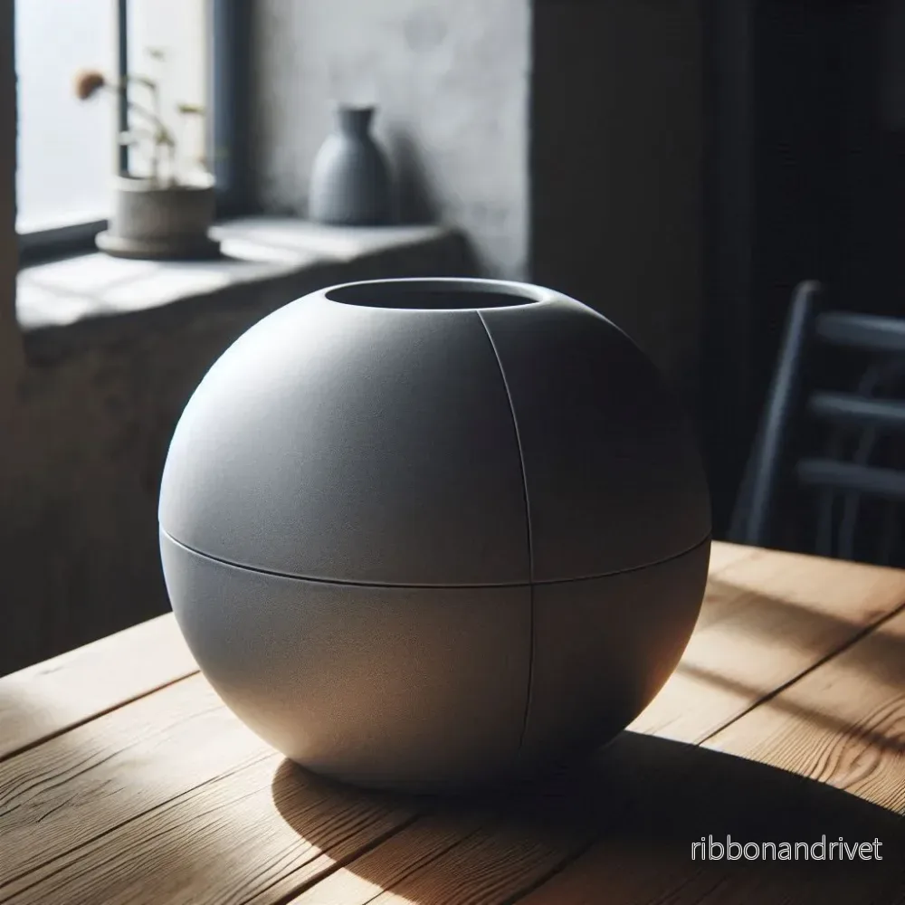 Modern minimalistisk designvas för hemmet