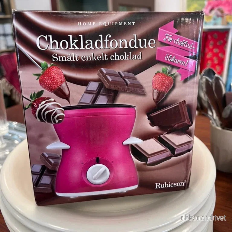Chokladfondueset för ljuvlig dessertbuffé Chokladfondueset för ljuvlig dessertbuffé
