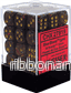 Chessex Signature 12mm d6 Tärningsblock (36 Tärningar) - Scarab Blue Blood med Guld - Bild 2