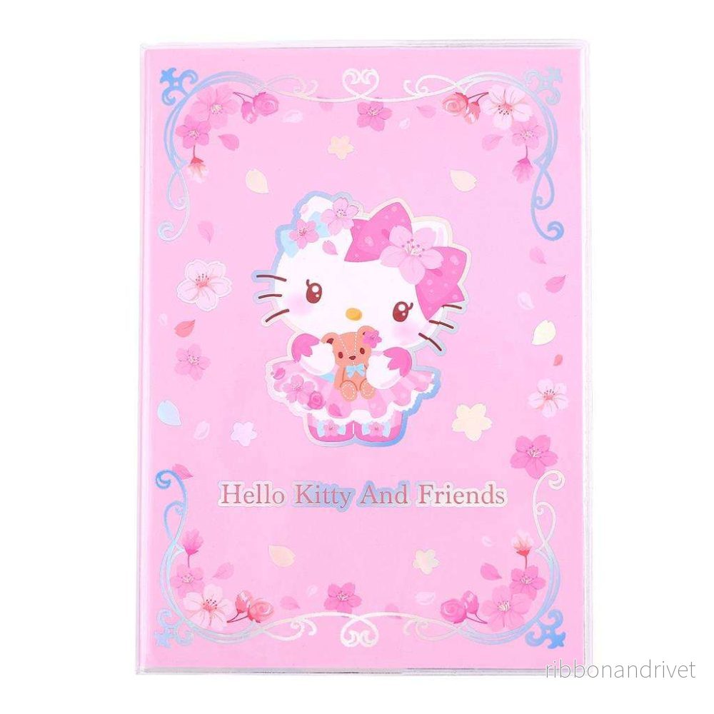 Hello Kitty & Friends – Holografiskt Mjukt Omslag Anteckningsblock – Sakura-serien – A5 – Rutig Hello Kitty & Friends – Holografiskt Mjukt Omslag Anteckningsblock – Sakura-serien – A5 – Rutig