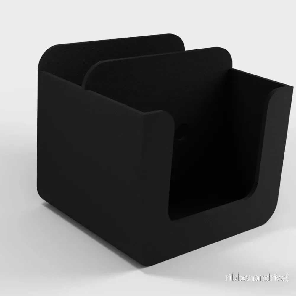 Diskret hållare för Samsung Odyssey G5 nätadapter under skrivbordet - Bild 3