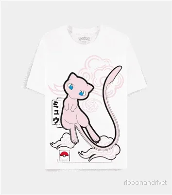 Pokemon – Mew Dam T-shirt med Kort Ärmar 2XL Pokemon – Mew Dam T-shirt med Kort Ärmar 2XL