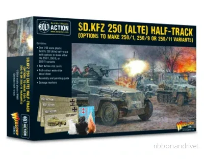 Bolt Action – Sd.Kfz 250 (Alte) Half-Track – Varianter 250/1, 250/9 & 250/11 Bolt Action – Sd.Kfz 250 (Alte) Half-Track – Varianter 250/1, 250/9 & 250/11