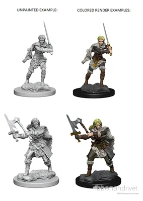 D&D Nolzur’s Marvelous Miniatures: Human Female Barbarian