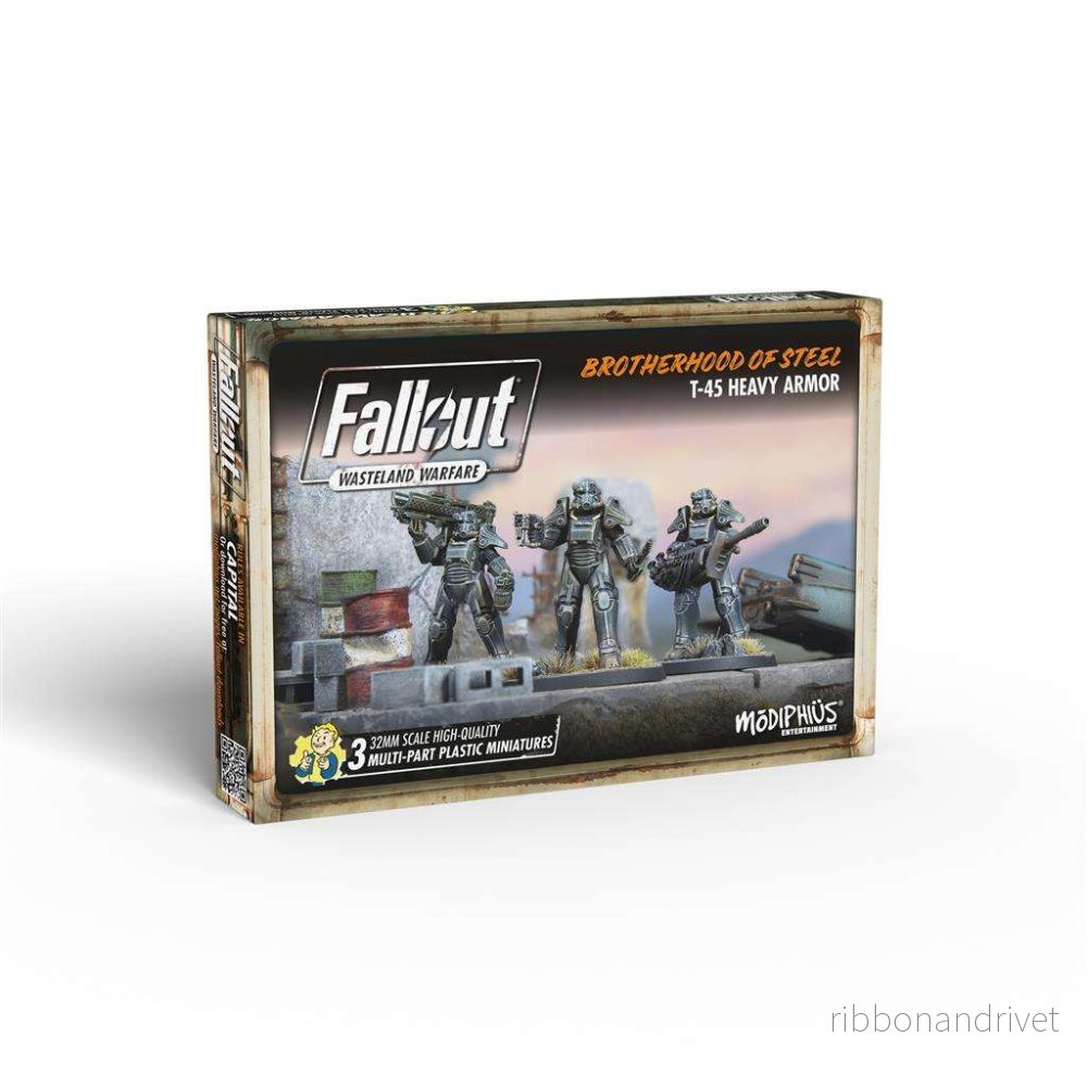Fallout: Wasteland Warfare – Brotherhood of Steel: Heavy Armor (T45)