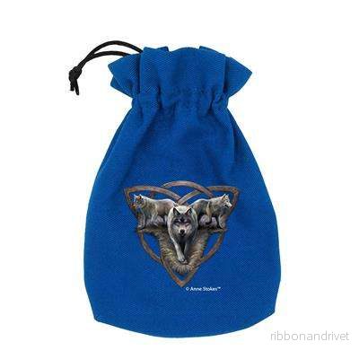 Anne Stokes Dice Pouch: Wolf Trio - Bild 2