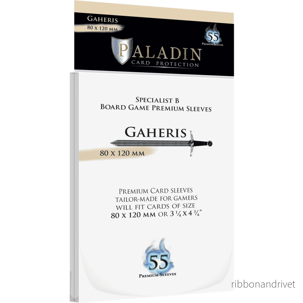 Paladin Sleeves – Gaheris Premium Specialist B 80x120mm (55 Sleeves) Paladin Sleeves – Gaheris Premium Specialist B 80x120mm (55 Sleeves)