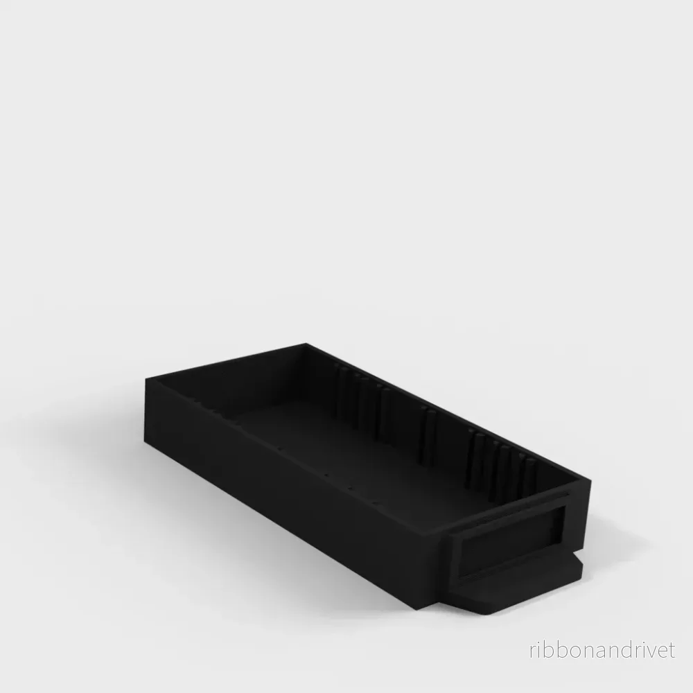 Förvaringslåda för smådelar (2,5 x 7,5 x 15 cm) - Bild 3