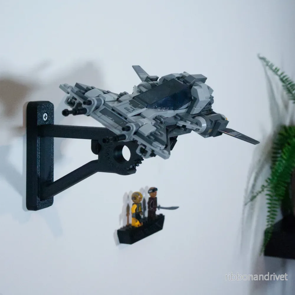 Väggfäste för Mandalorian Pirate Snub Fighter 75346 - Bild 3