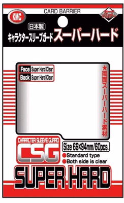 KMC Standard Sleeves - Character Sleeve Guard Super Hard (60 Sleeves)