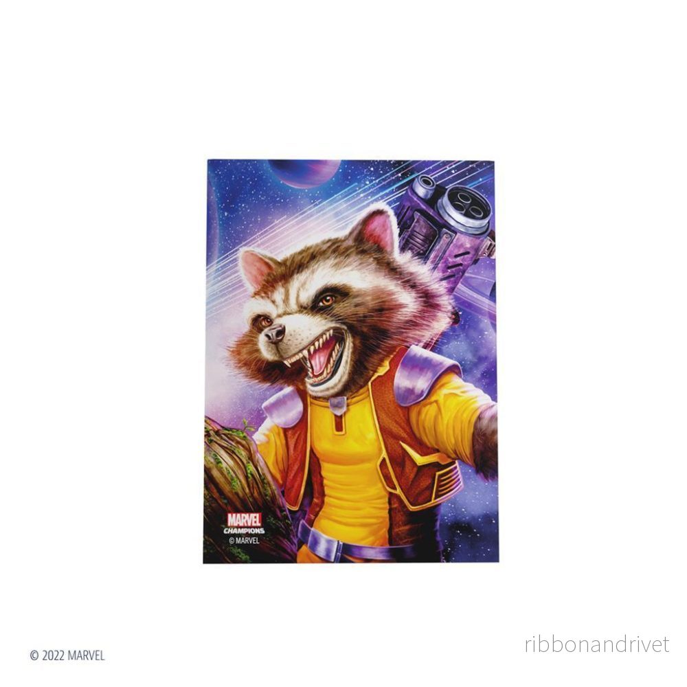 Gamegenic – Marvel Champions FINE ART Sleeves – Rocket Raccoon (51 Sleeves) Gamegenic – Marvel Champions FINE ART Sleeves – Rocket Raccoon (51 Sleeves)
