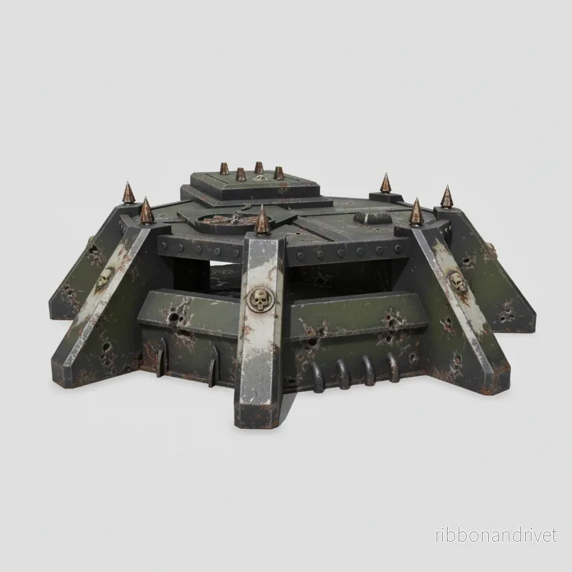 Detaljerad Kommandopost Befästning för Warhammer 40k