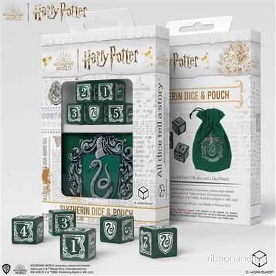 Harry Potter Slytherin Dice & Pouch Set - Bild 2