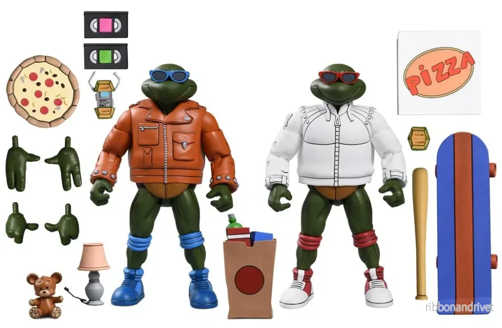 TMNT (Tecknad) – 7″ Skala Action Figur – Punk Leo och Punk Raph 2 Pack TMNT (Tecknad) – 7″ Skala Action Figur – Punk Leo och Punk Raph 2 Pack
