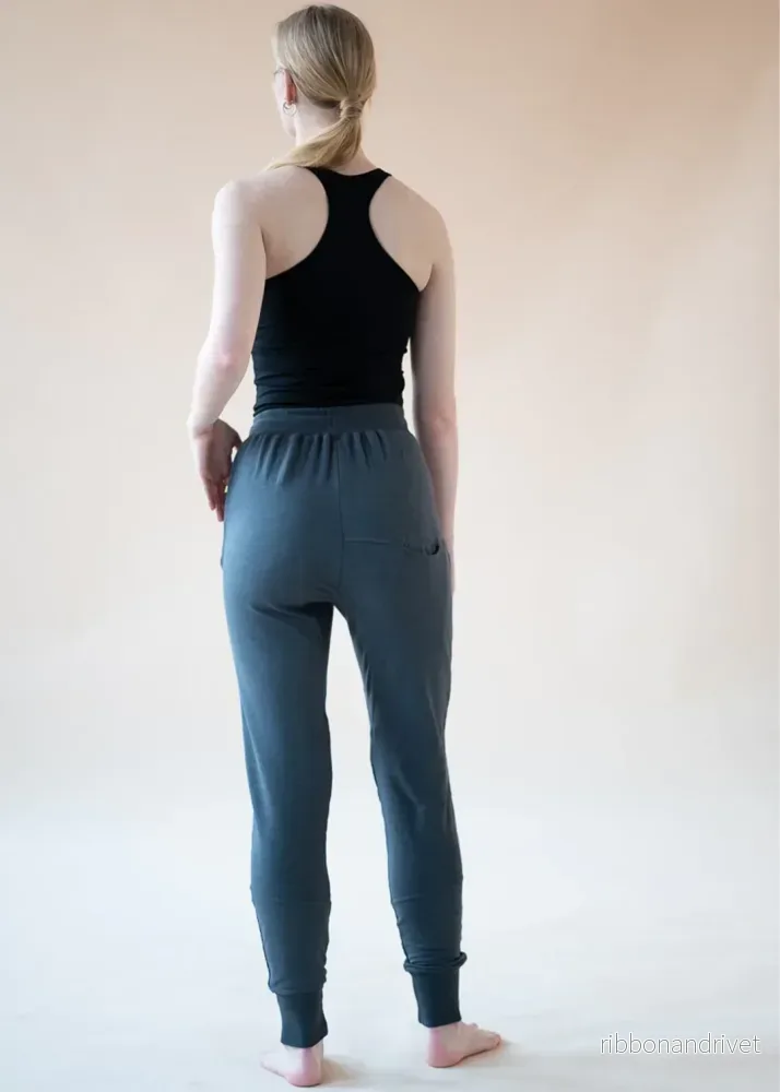 Mudra Pants – Dusty Blue Mudra Pants – Dusty Blue