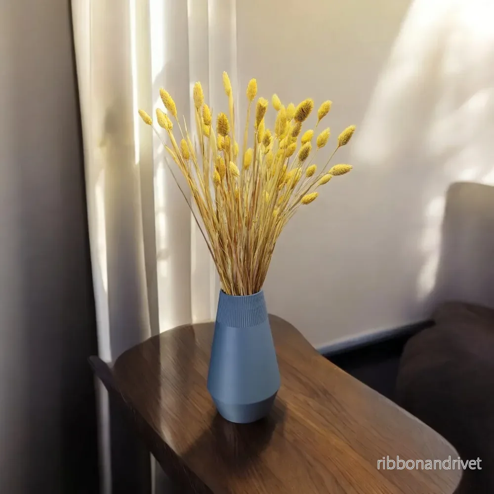 Modern egyptisk vas med ribbad design - Bild 3